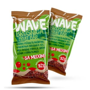 Wave brusnica fruit bar – 50 gr
